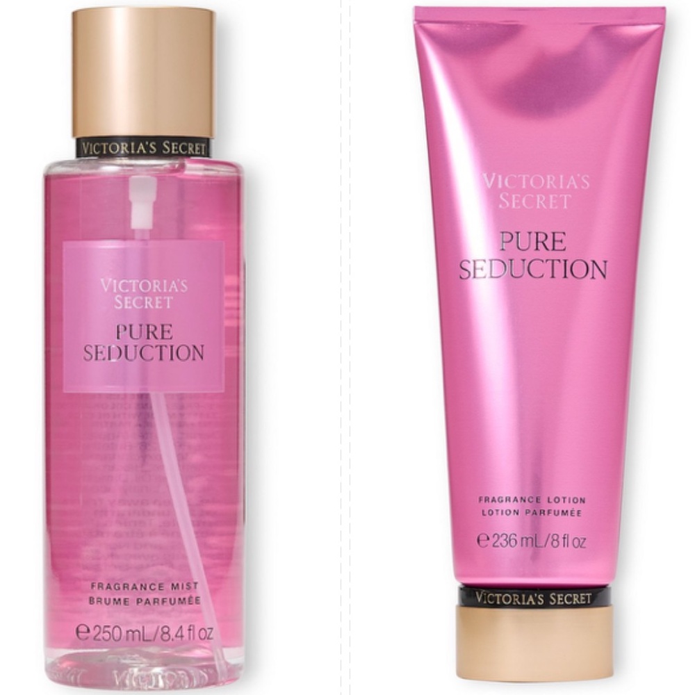 ❄️Victoria's Secret Pure Seduction Fragrance Mist and Lotion Set